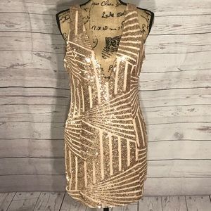 Sequin mini dress